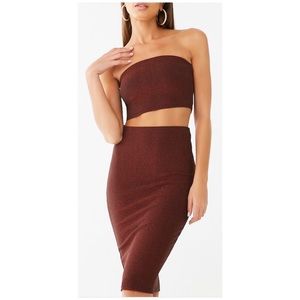 Publik Collection Glitter Tub Top & Skirt Set!! 😍